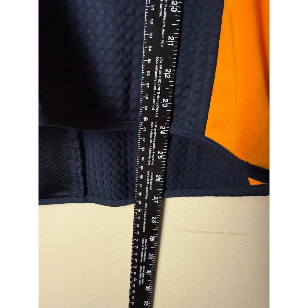 Nike Sphere Thermal 1/4 Zip Youth L Pullover Blue Orange Athletic